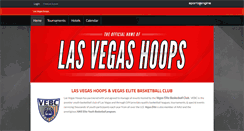 Desktop Screenshot of lasvegashoops.com